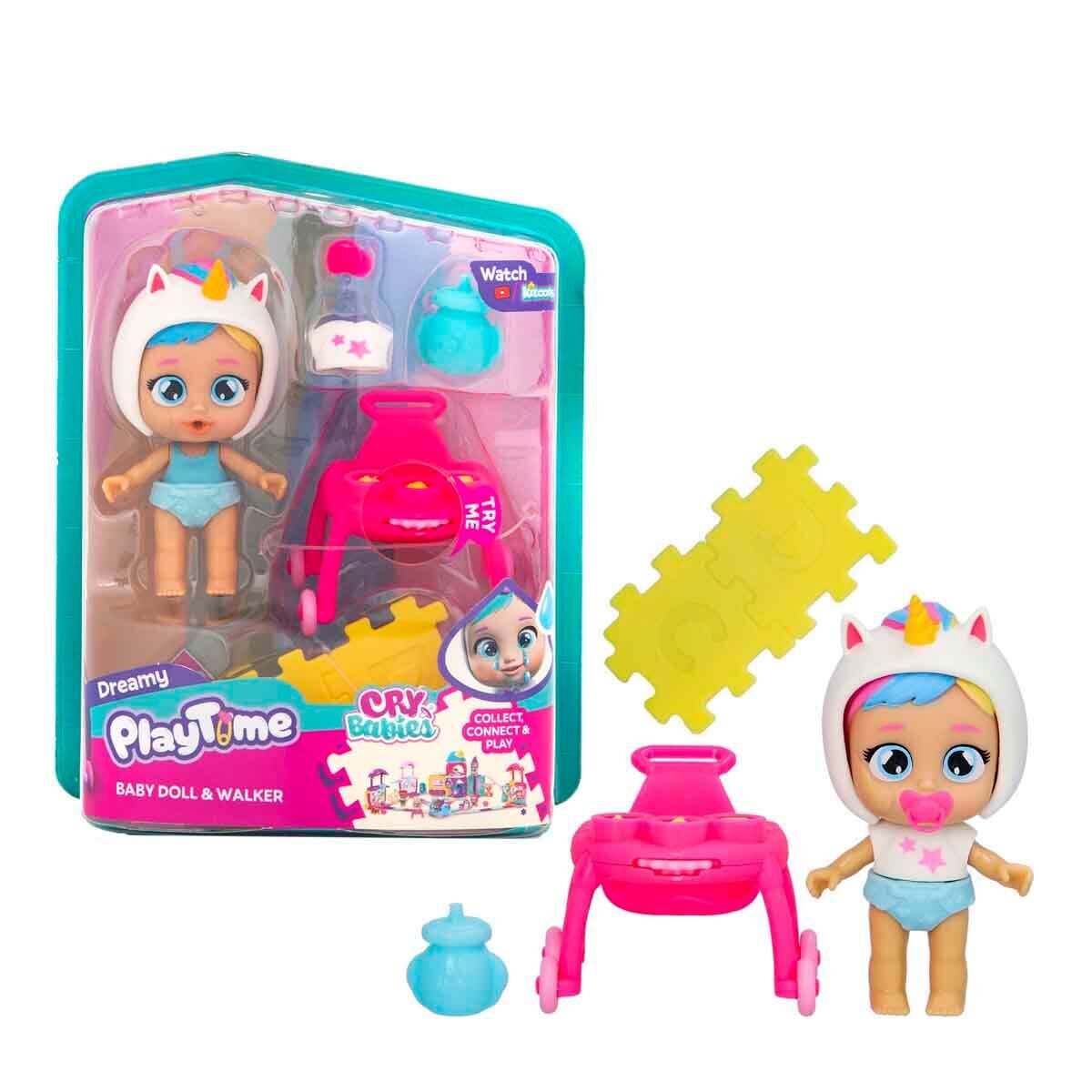 Cry Babies PT Mini Bebek ve Yürüteç Seti-  CYP05000