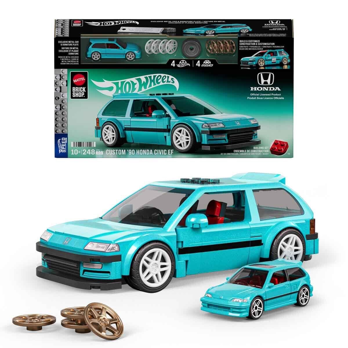 Hot Wheels Speed Serisi Custom '90 Honda Civic EF Araba Yapım Seti 248 Parça-   JHF62