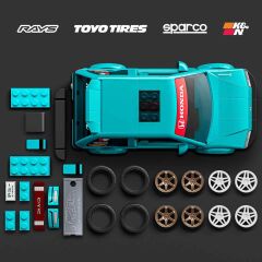 Hot Wheels Speed Serisi Custom '90 Honda Civic EF Araba Yapım Seti 248 Parça-   JHF62