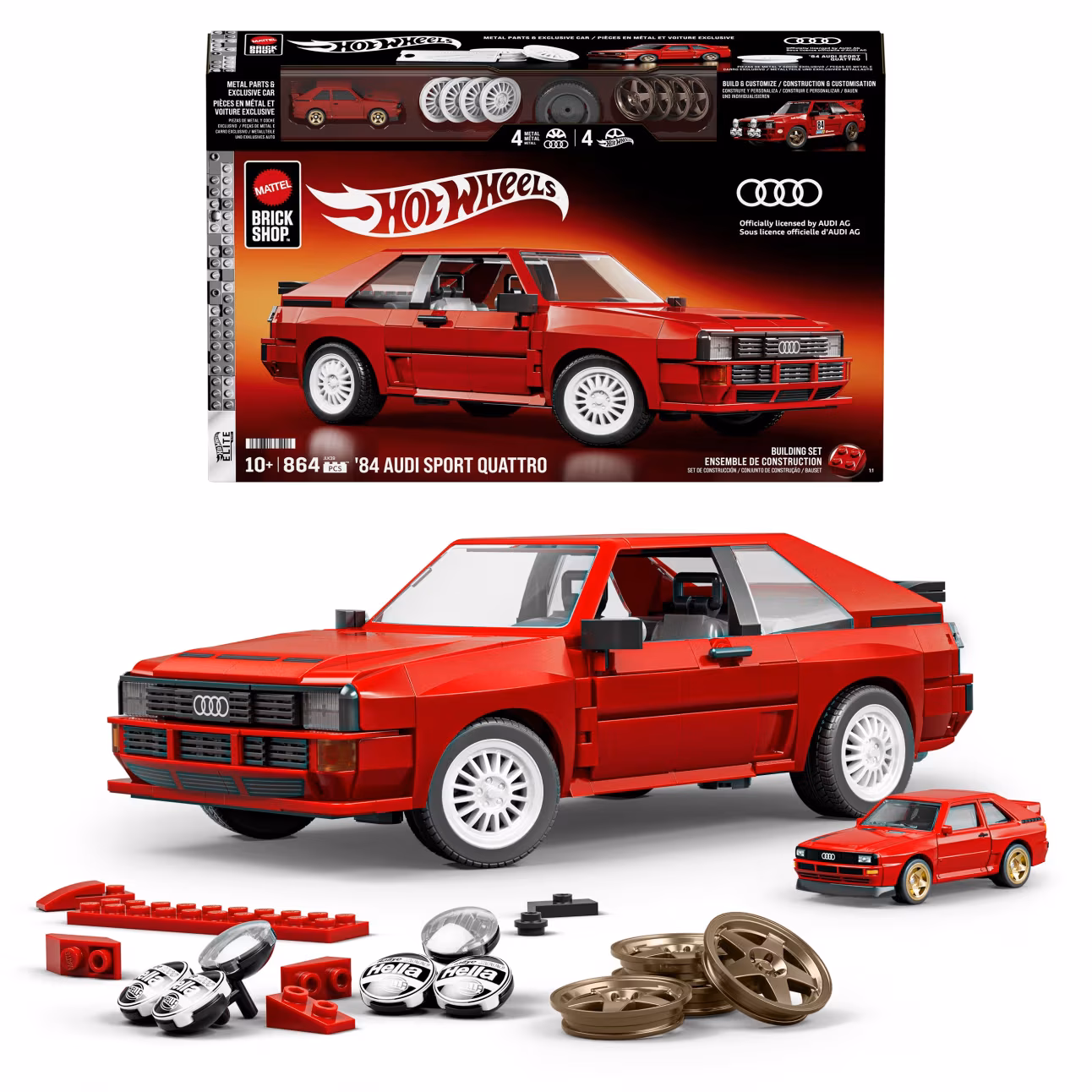 Mattel Brick Shop™ Hot Wheels Elite Seri Audi S-  JLK39