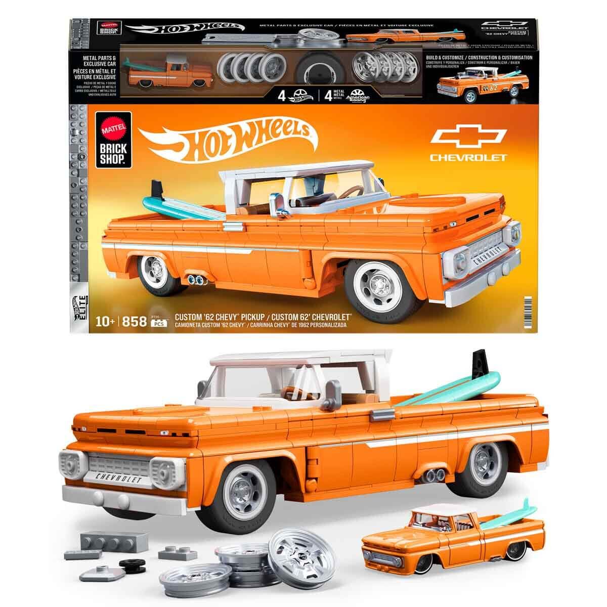Hot Wheels Elite Serisi Custom '62 Chevy Pickup Araba Yapım Seti 858 Parça-  JFT20