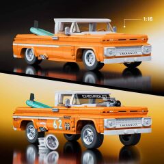 Hot Wheels Elite Serisi Custom '62 Chevy Pickup Araba Yapım Seti 858 Parça-  JFT20