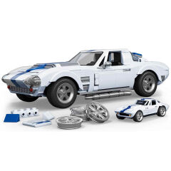 Hot Wheels Elite Serisi Corvette Grand Sport Araba Yapım Seti 918 Parça-   JGR31
