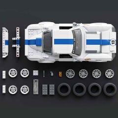Hot Wheels Elite Serisi Corvette Grand Sport Araba Yapım Seti 918 Parça-   JGR31
