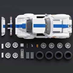 Hot Wheels Elite Serisi Corvette Grand Sport Araba Yapım Seti 918 Parça-   JGR31
