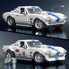 Hot Wheels Elite Serisi Corvette Grand Sport Araba Yapım Seti 918 Parça-   JGR31