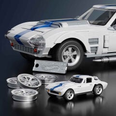 Hot Wheels Elite Serisi Corvette Grand Sport Araba Yapım Seti 918 Parça-   JGR31