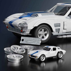 Hot Wheels Elite Serisi Corvette Grand Sport Araba Yapım Seti 918 Parça-   JGR31