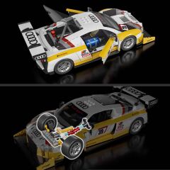 Hot Wheels Elite Serisi '15 Audi R8 LMS Yapım Seti 820 Parça-  JFT18