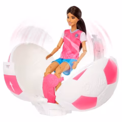 Barbie TEAM BARBIE Roll & Reveal Futbolcu Bebek ve Aksesuarlar-  JMK20