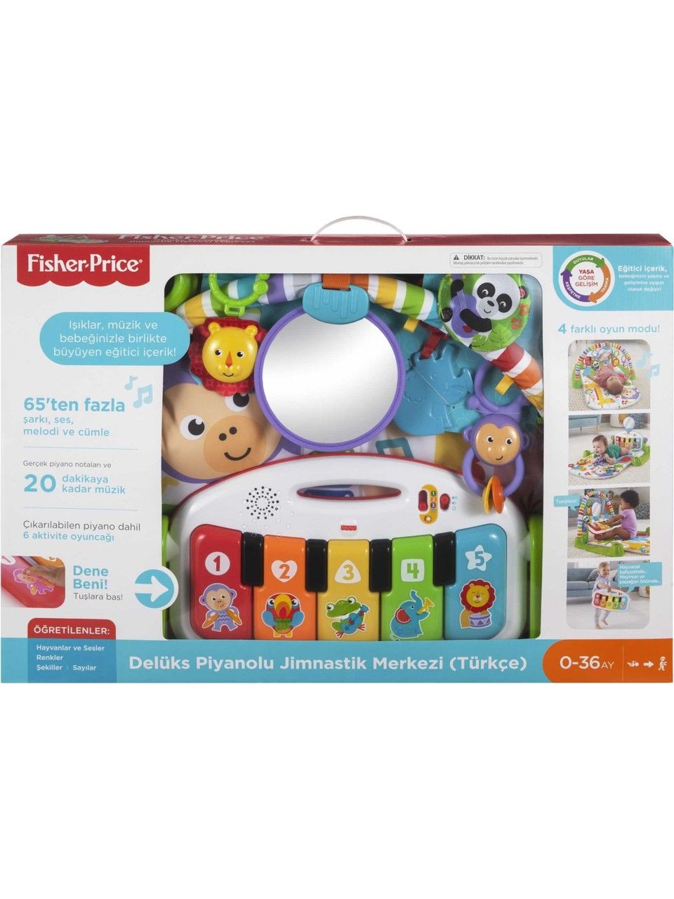 Fisher Price Delüks Piyanolu Jimnastik Merkezi FWT16