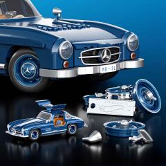 Hot Wheels Premium Serisi Mercedes-Benz 300 SL Araba Yapım Seti 1600 Parça-   HWW25