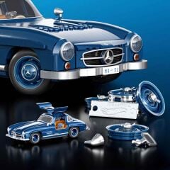 Hot Wheels Premium Serisi Mercedes-Benz 300 SL Araba Yapım Seti 1600 Parça-   HWW25