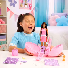 Barbie TEAM BARBIE Roll & Reveal Tenis Yıldızı Bebek ve Aksesuarları-  JMY56