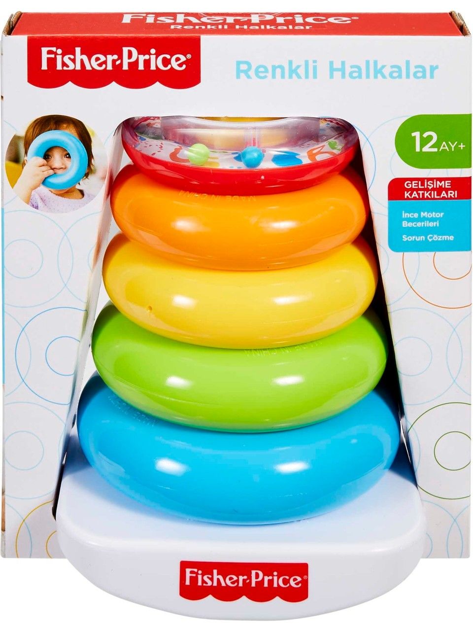 Fisher Price Renkli Halkalar GJY49