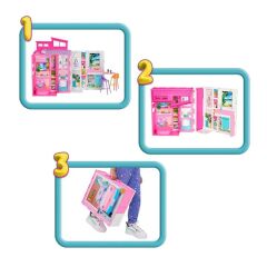 Barbie'nin Yeni Portatif Evi 2024 (Bebek Dahil)-  HRJ77