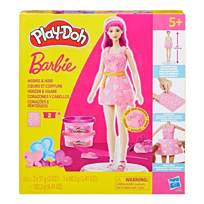 Play-Doh Barbie Hearts And Hair-   G1357