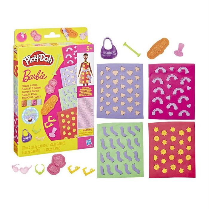 Play-Doh Barbie Aksesuar Paketi- G1355 -Turuncu Elbiseli-  G1365