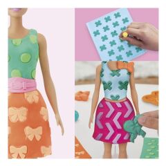 Play-Doh Barbie Aksesuar Paketi- G1355 -Turuncu Etekli-  G1365