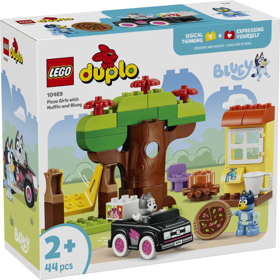 10469 LEGO® DUPLO® Bluey Pizzacı Kızlar: Muffin ve Bluey