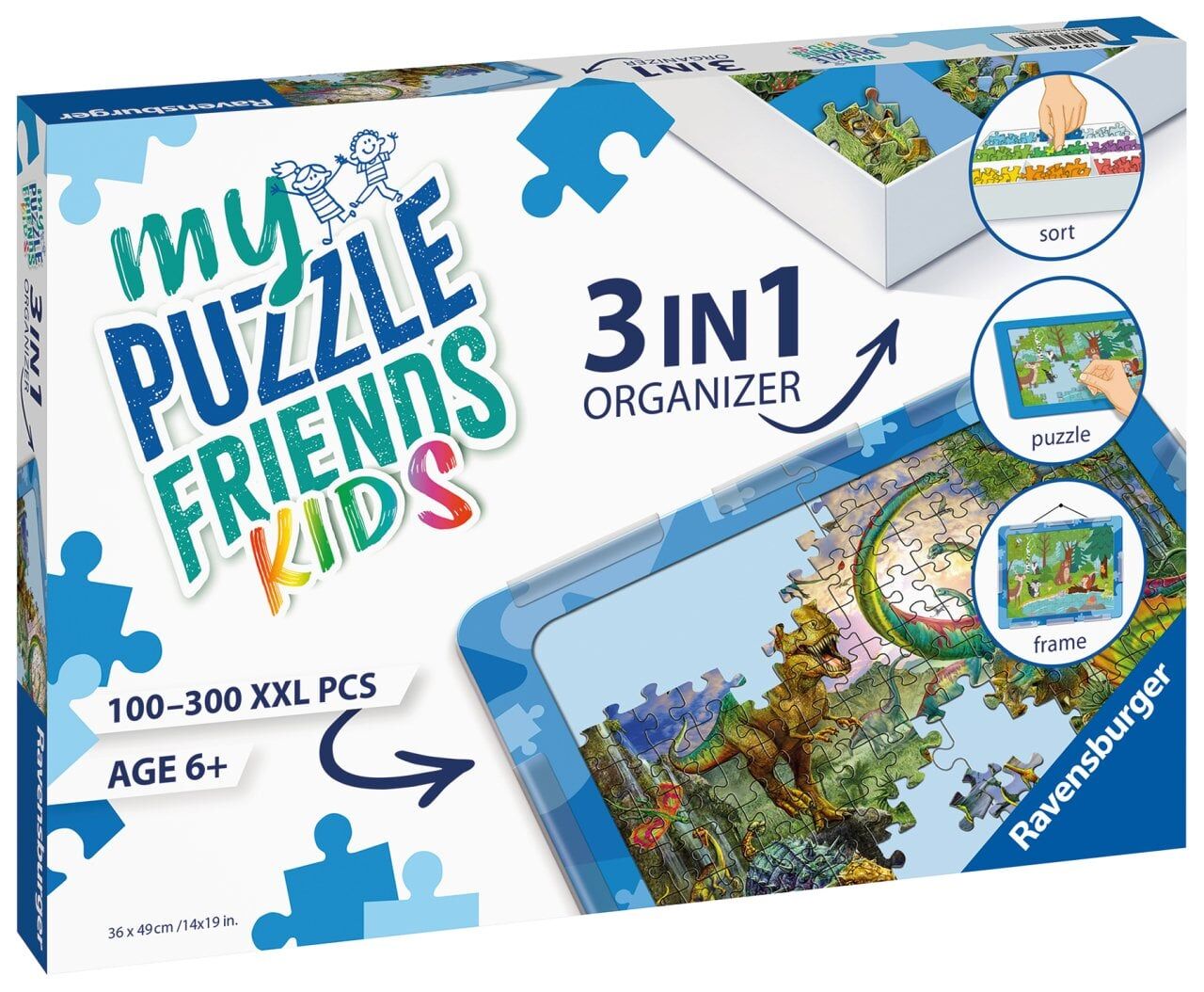 Ravensburger 3ü 1 Arada Puzzle Düzenleyici Set (132744)