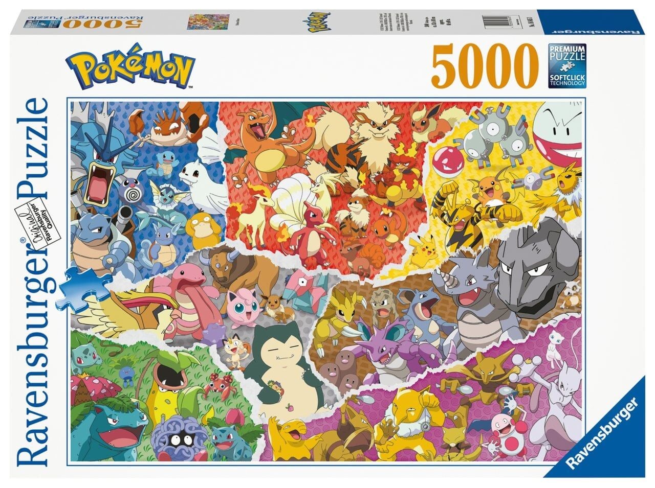 Ravensburger 5000 Parçalı Puzzle Pokemon Allstars (168453)