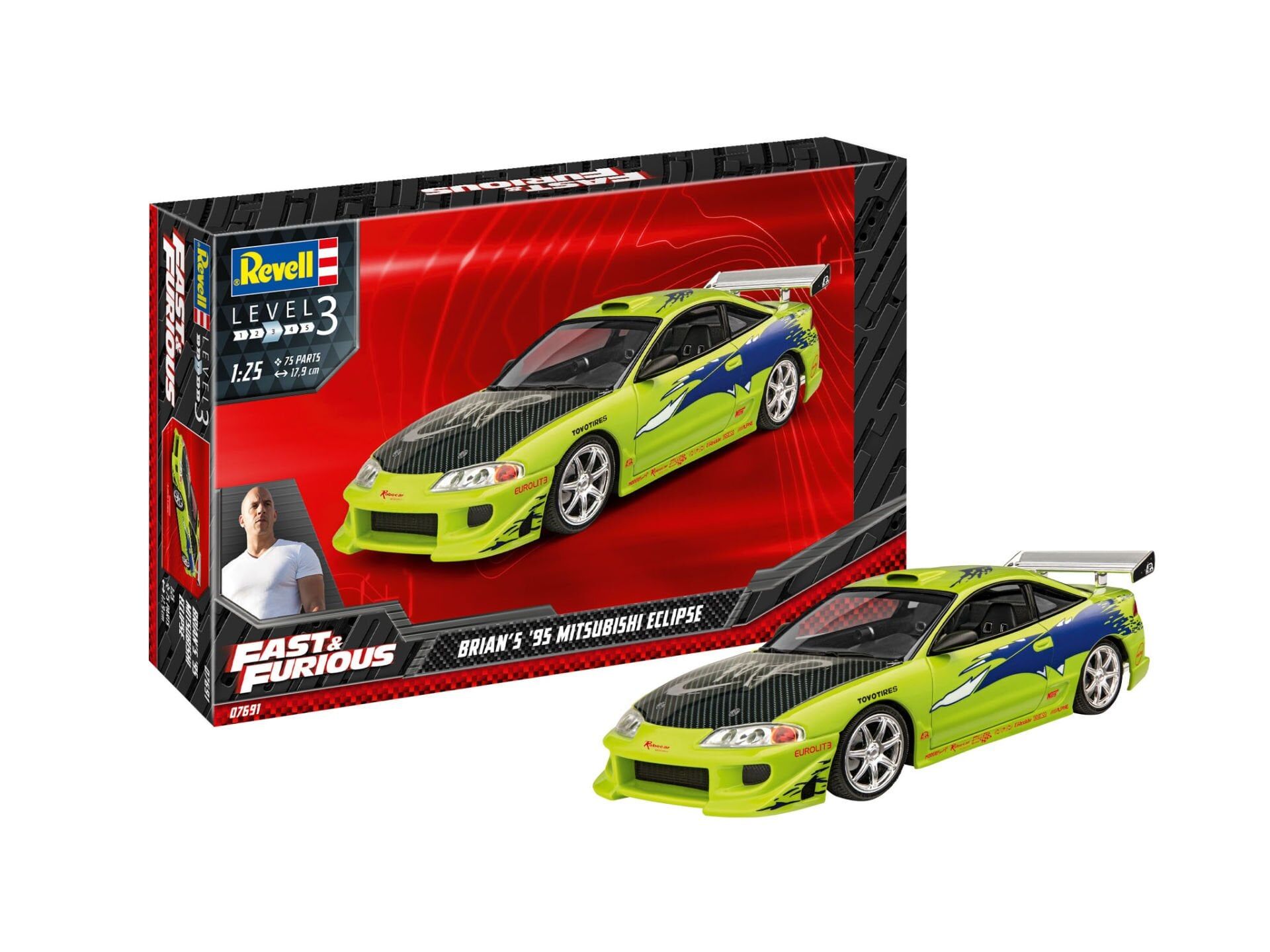 Revell Model Set Fast and Furious Brians 95 Eclipse (67691)