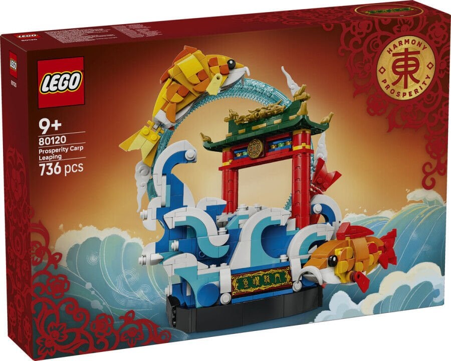 80120 LEGO® Chinese Festivals Sıçrayan Bolluk Sazanı