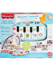 Fisher Price Sesli ve Işıklı Neşeli Hayvanlar Piyanolu Oyun Halısı HWY49