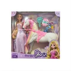 Seher Dorin 11.5 Prenses Bebek Seti Atlı (SEHER-SH40682)