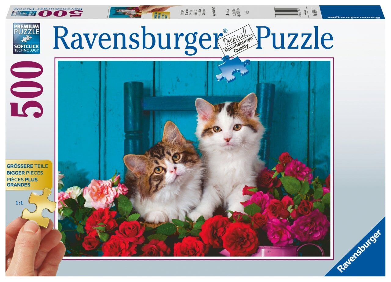Ravensburger 500 Parçalı Puzzle Kedicikler (169931)