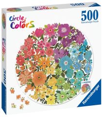 Ravensburger 500 Parçalı Daire Puzzle Çiçekler (171675)