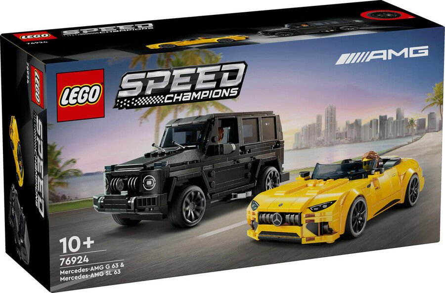 76924 LEGO® Speed Champions Mercedes-AMG G 63 ve Mercedes-AMG SL 63