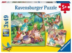 Ravensburger 3x49 Parçalı Puzzle Küçük Prensesler (055647)