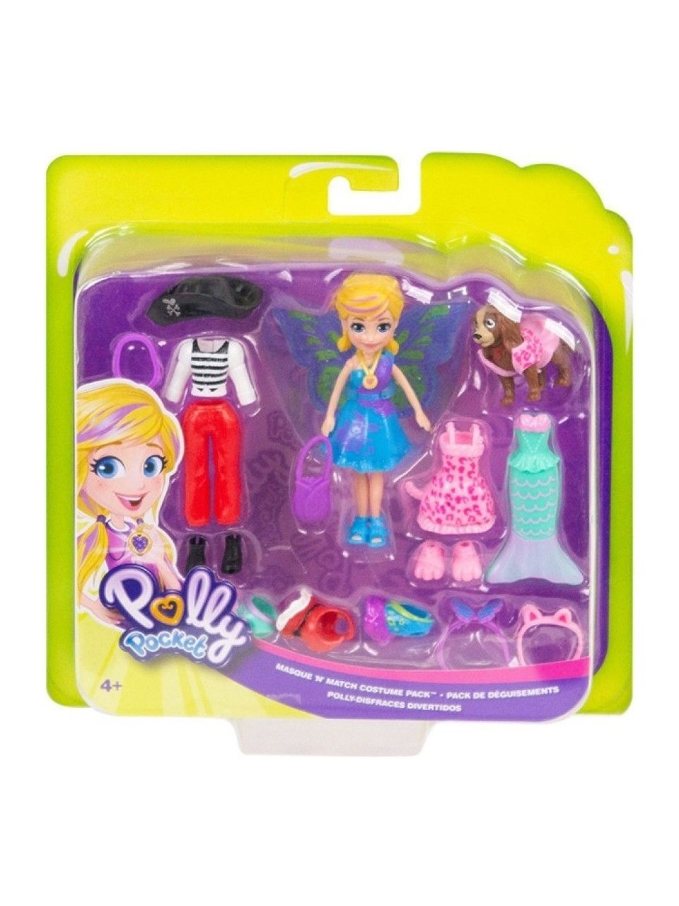 Polly Pocket ve Hayvan Dostu Kostüm Giyiyor GDM15