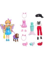 Polly Pocket ve Hayvan Dostu Kostüm Giyiyor GDM15