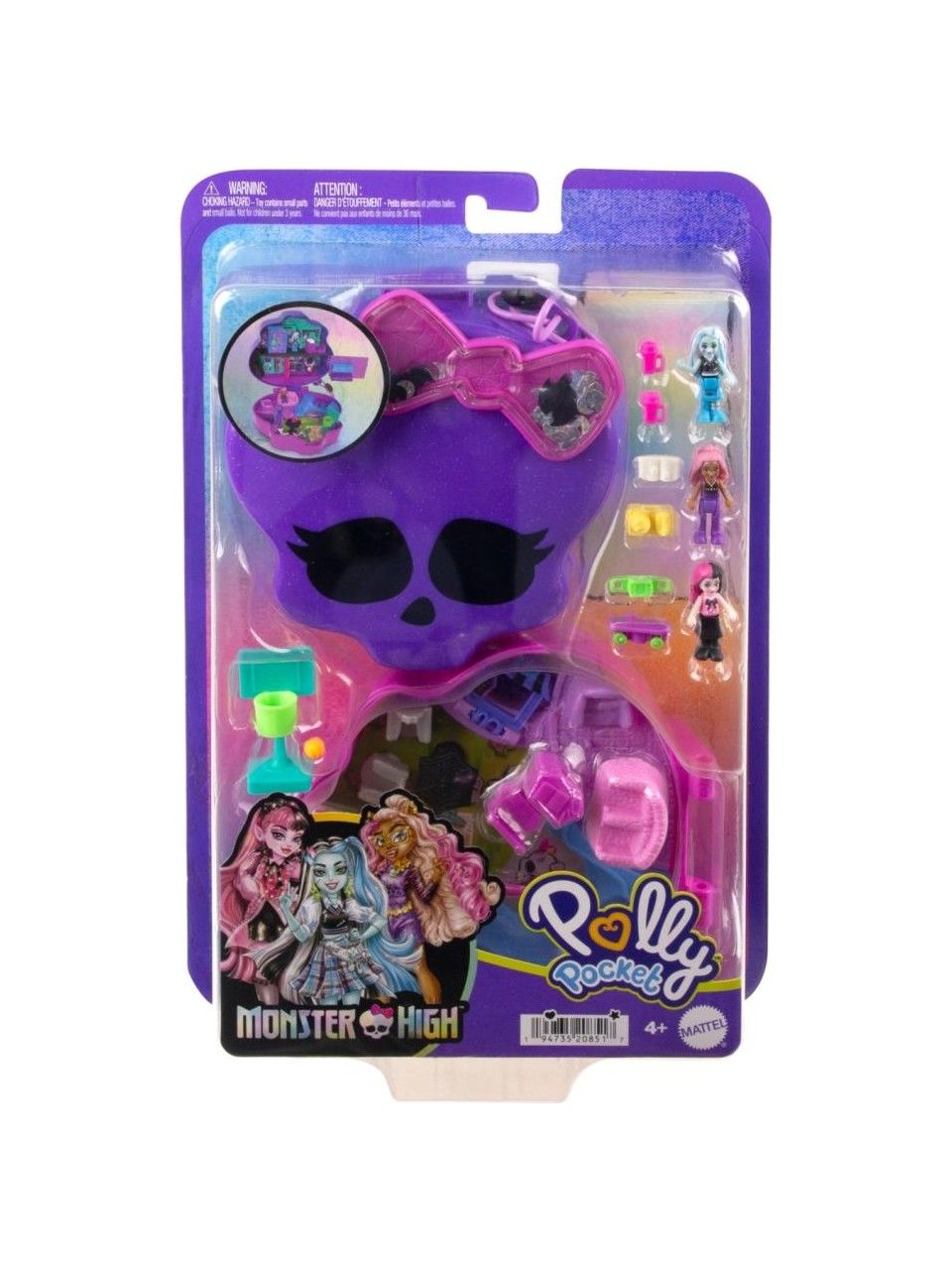Polly Pocket Monster High Temalı Kompakt HVV58