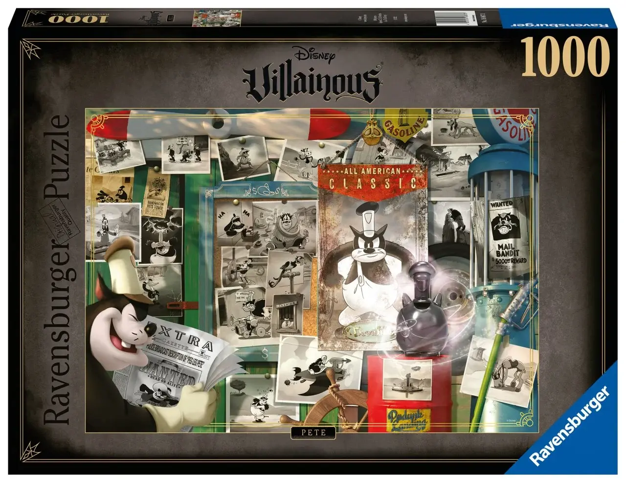 Ravensburger 1000 Parçalı Puzzle Disney Villains: Pete (168873)