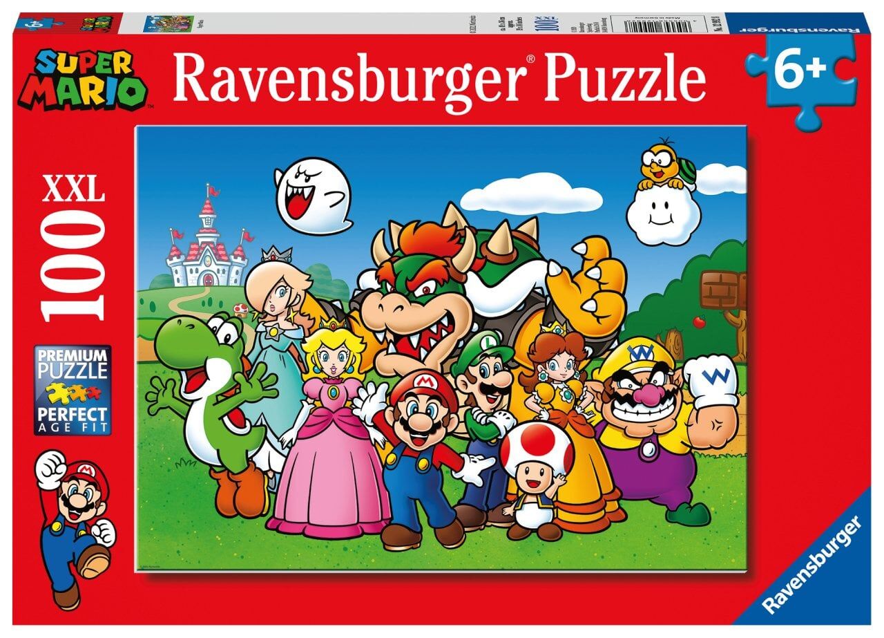 Ravensburger 100 Parçalı Puzzle Süper Mario (129928)