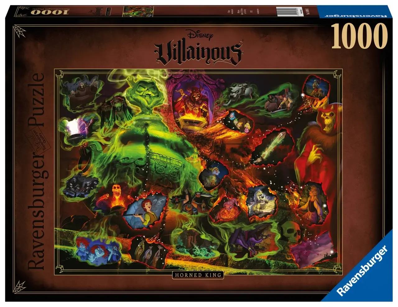 Ravensburger 1000 Parçalı Puzzle Disney Villains: Horned King (168903)