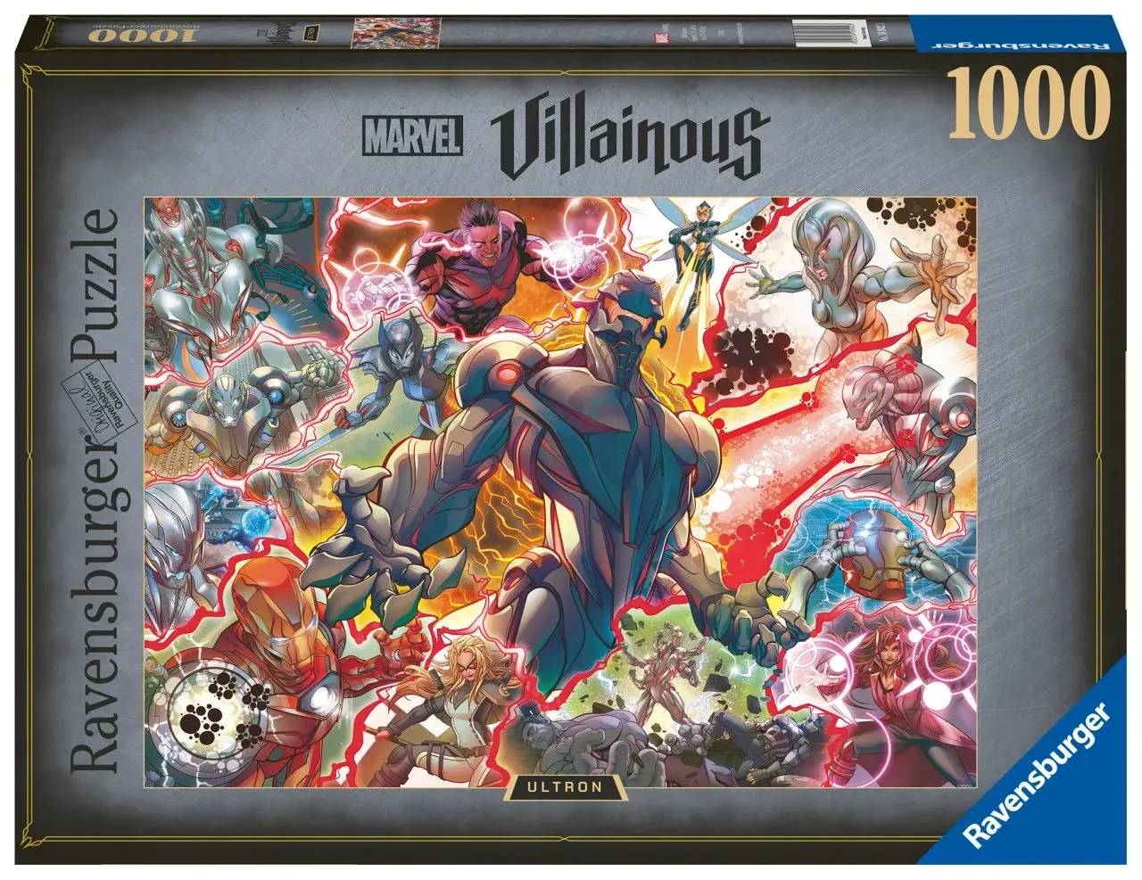 Ravensburger 1000 Parçalı Puzzle Marvel Villains: Ultron (169023)