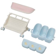 Sylvanian Families Üçüz Bebek Arabası (5533)