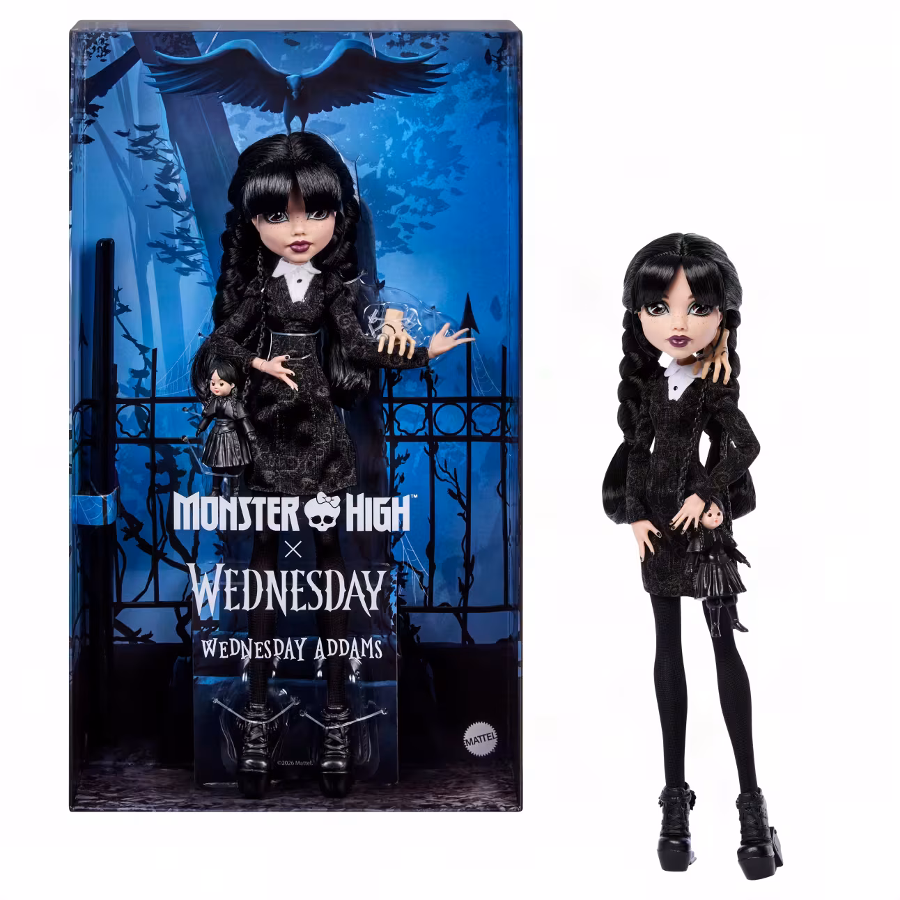 Monster High x Wednesday Sezon 2 Wednesday Addams Bebek - JNJ91