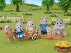 Sylvanian Families Tandem Bisiklet Seti- Husky Kardeşler (5637)