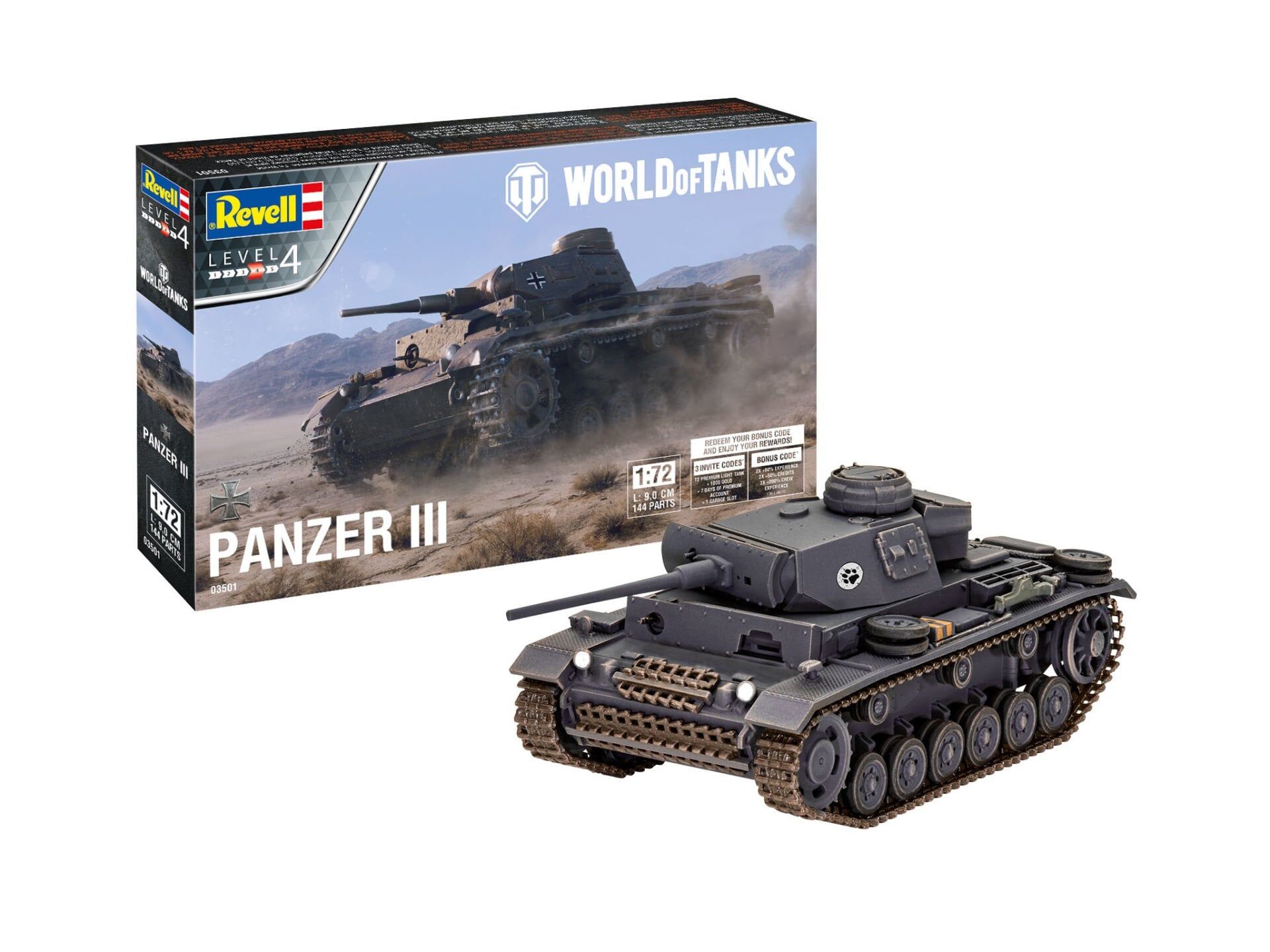 Revell Panzer III ''World of Tanks'' (03501)