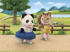 Sylvanian Families Bisiklet ve Paten Seti -Panda Kız- (5652)