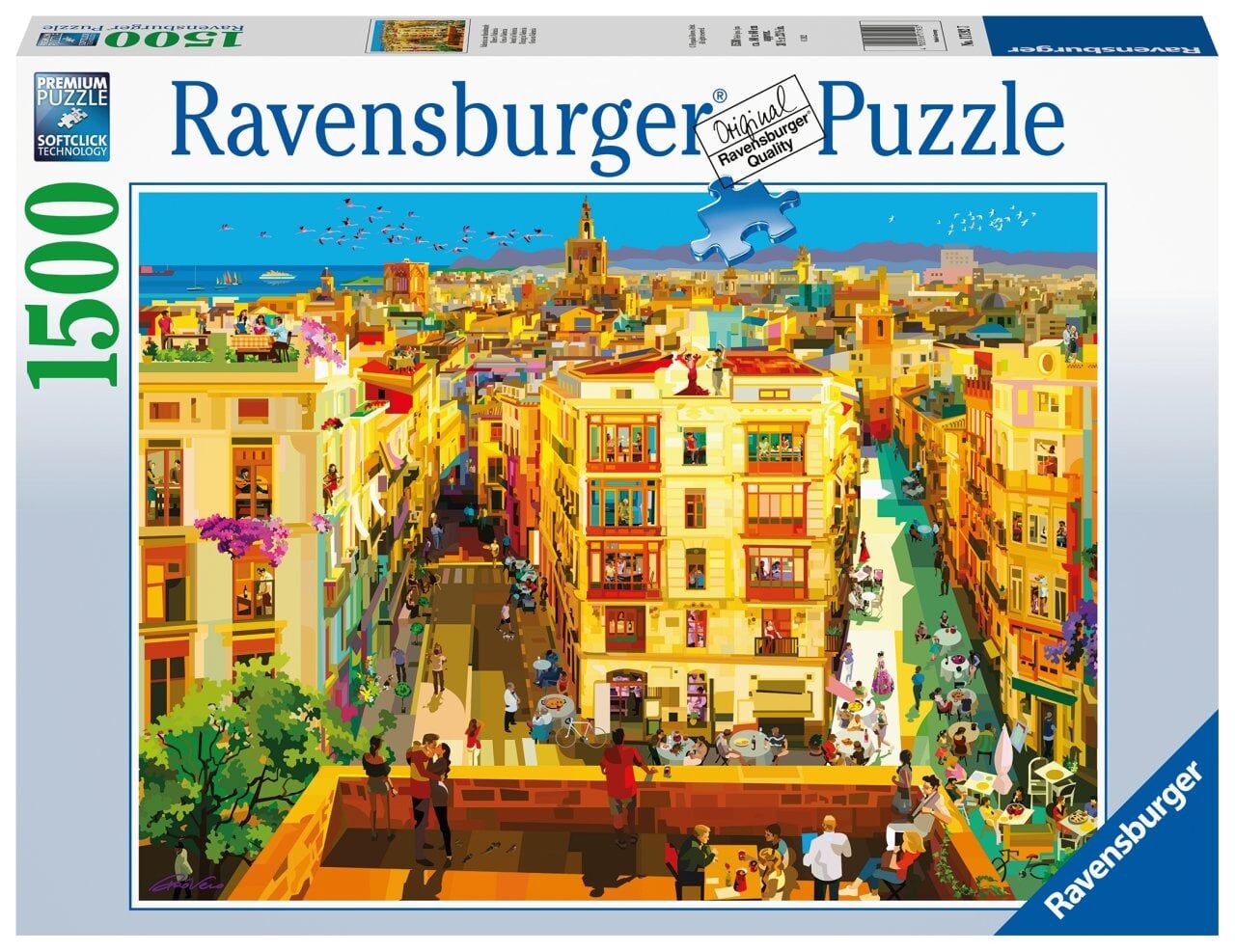 Ravensburger 1500 Parçalı Puzzle Valensiya'da Yemek (171927)