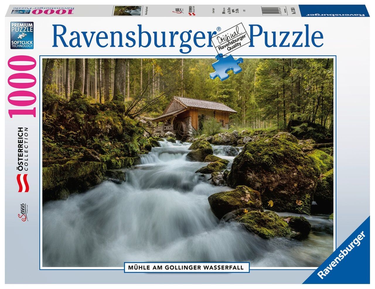 Ravensburger 1000 Parçalı Puzzle Avusturya Gollinger Şelalesi (172634)