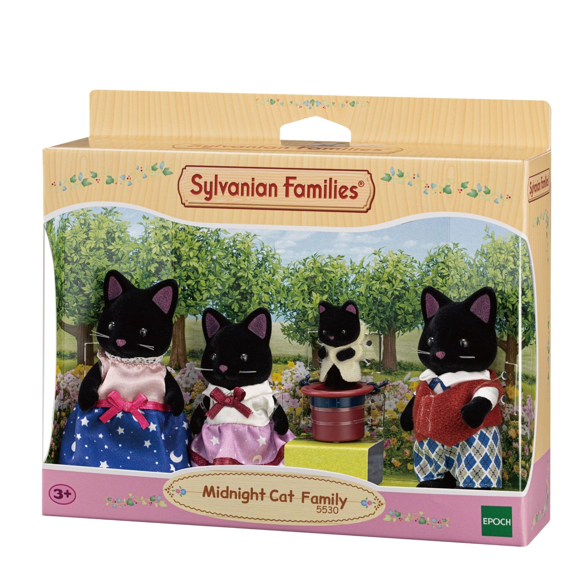 Sylvanian Families Kara Kedi Ailesi (5530)