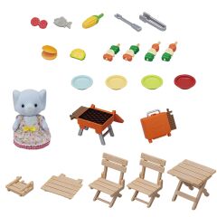 Sylvanian Families Barbekü Piknik Fil Kız (5640)